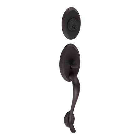 Sure-Loc Hardware Sure-Loc Hardware Aspen Dummy Handleset, Flat Black AN500 FBL